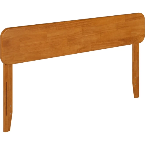Florence Queen Headboard in Light Toffee Finish Solid Wood