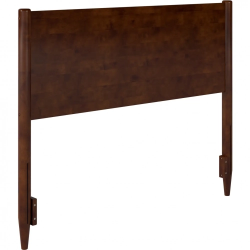 Pasadena Full Panel Headboard in Walnut Finish Wood