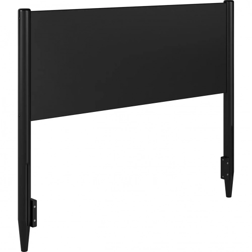 Pasadena Full Panel Headboard in Black Finish Wood