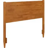 Pasadena Full Panel Headboard in Light Toffee Finish Wood