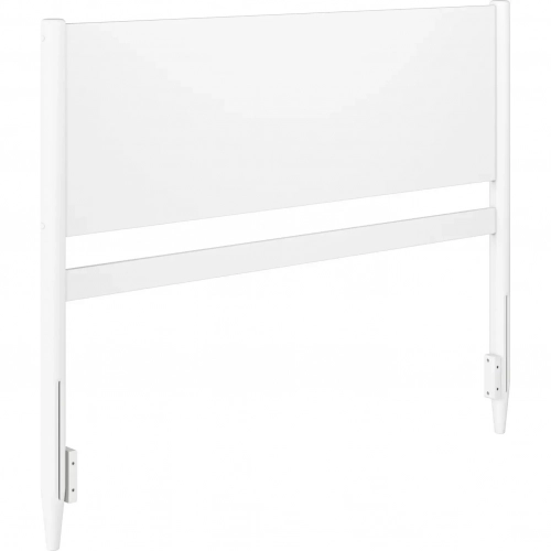 Pasadena Queen Panel Headboard in White Finish Wood