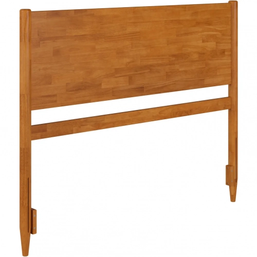 Pasadena Queen Panel Headboard in Light Toffee Finish Wood