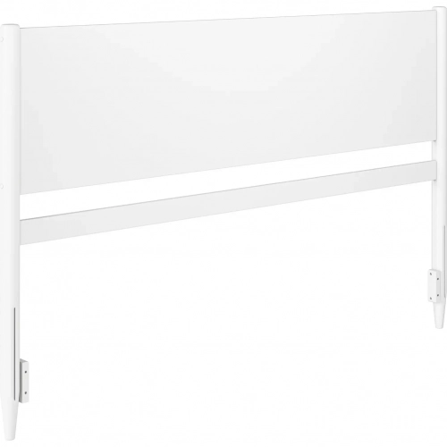 Pasadena King Panel Headboard in White Finish Wood