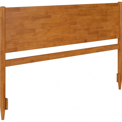 Pasadena King Panel Headboard in Light Toffee Finish Wood