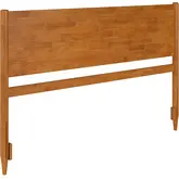 Pasadena King Panel Headboard in Light Toffee Finish Wood