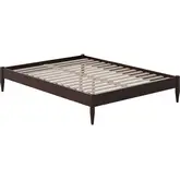 Pasadena 14" Queen Platform Bed Frame in Espresso Finish Wood