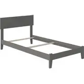 Orlando Twin XL Bed in Atlantic Grey