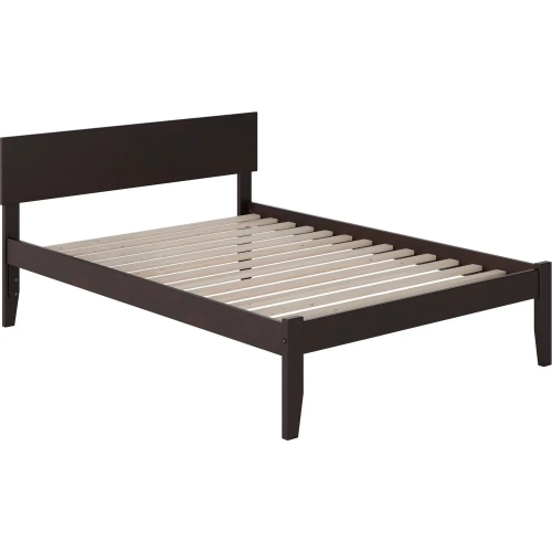 Orlando Full Bed with Open Foot Rail in Espresso