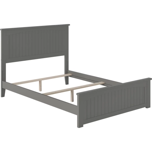 Nantucket Full Traditional Bed with Matching Footboard in Atlantic Grey