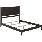 Nantucket King Bed with Open Footboard & Turbo Charger in Espresso