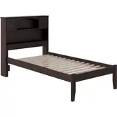 Newport Twin XL Bed with Open Footboard in Espresso