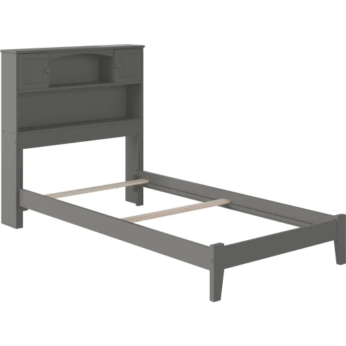 Newport Twin Traditional Bed in Atlantic Grey