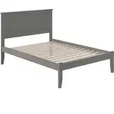 Madison Full Platform Bed in Grey Wood