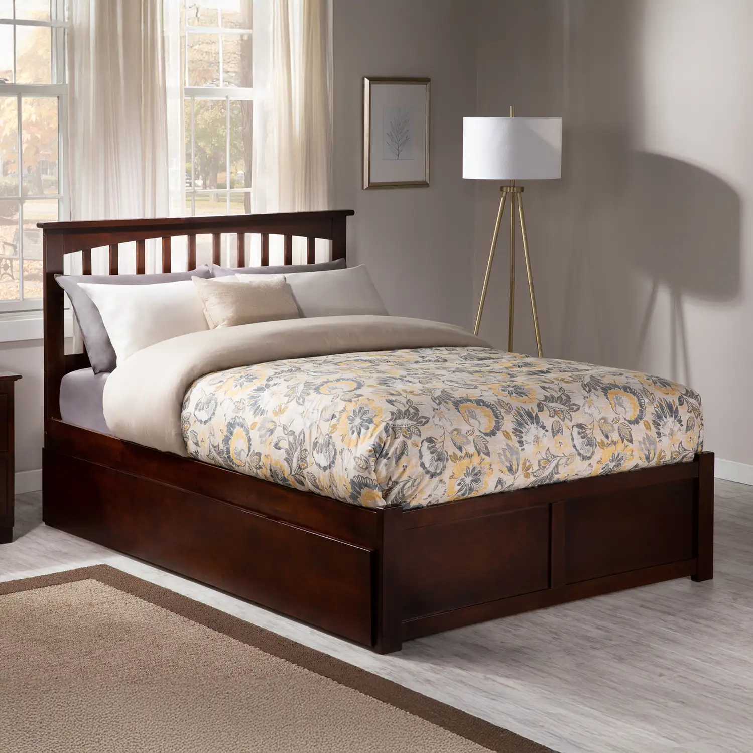 AFI Furnishings Mission Platform Bed - Thumbnail 5