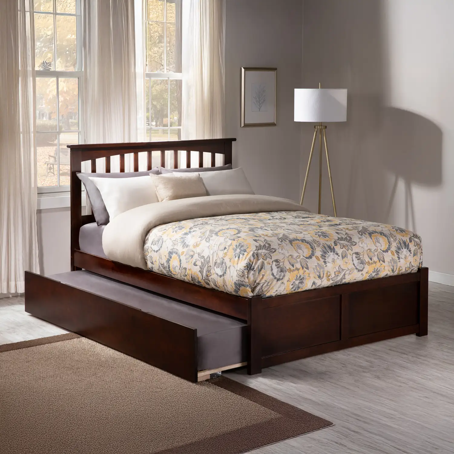 AFI Furnishings Mission Platform Bed - Thumbnail 4