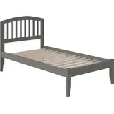 Richmond Twin XL Platform Bed in Grey Wood