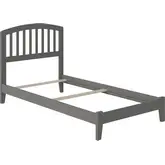 Richmond Twin Foundation Bed in Grey Wood