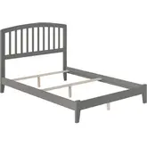 Richmond Full Foundation Bed in Grey Wood