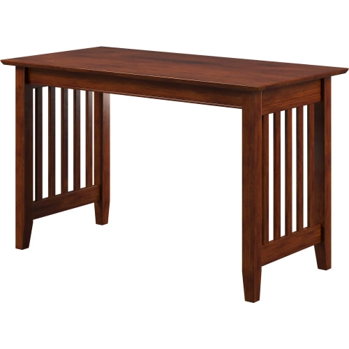 Mission 48" Writing Desk in Walnut Finish Wood