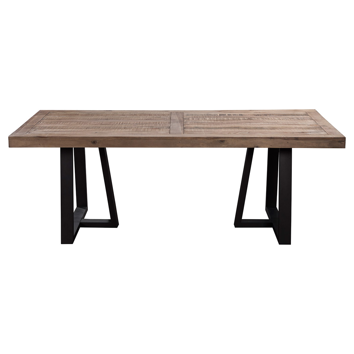Alpine 1568-01 Prairie Rectangular Dining Table with Reclaimed Natural ...