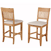 Aspen Pub Chair in Iron Brush Natural (Set of 2)