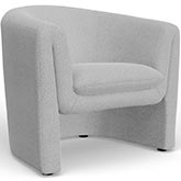 Tori Accent Chair in Gray Fabric