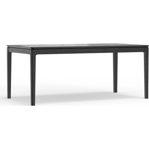 Cove 72" Dining Table in Vintage Black Finish Wood