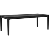 Cove 72 to 90" Extension Dining Table in Vintage Black