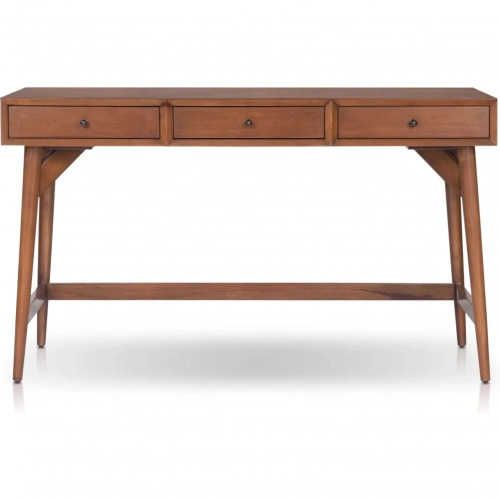 Flynn 52" Desk in Chestnut Brown Finish