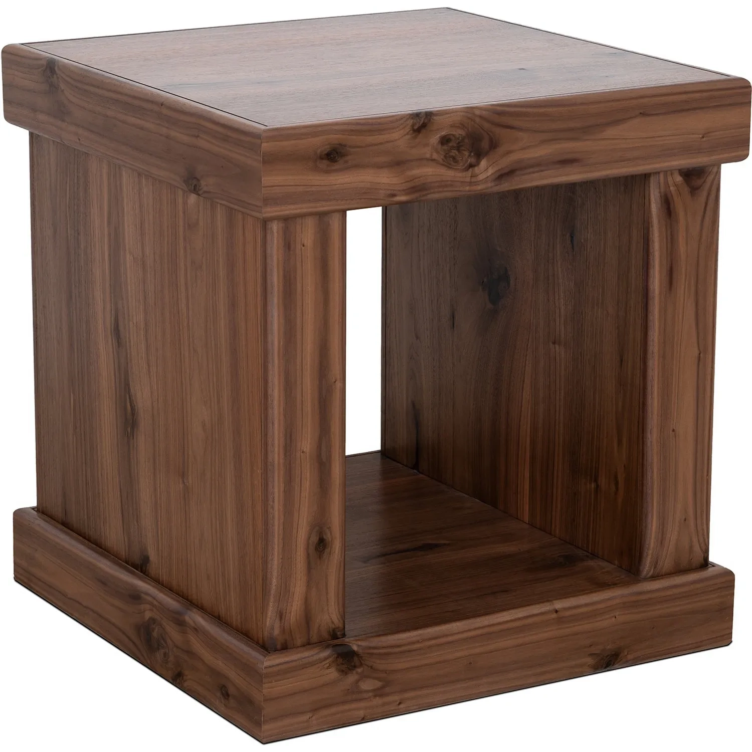 Sequoia End Table Walnut Brown Finish
