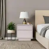 Danica Nightstand in White Wash Wood