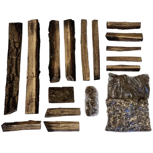 TimberLux 19 Piece Real Wood, Pinecones, Bark & Wood Chips Media Kit