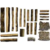 TimberLux 15 Piece Real Wood, Pinecones, Bark & Wood Chips Media Kit
