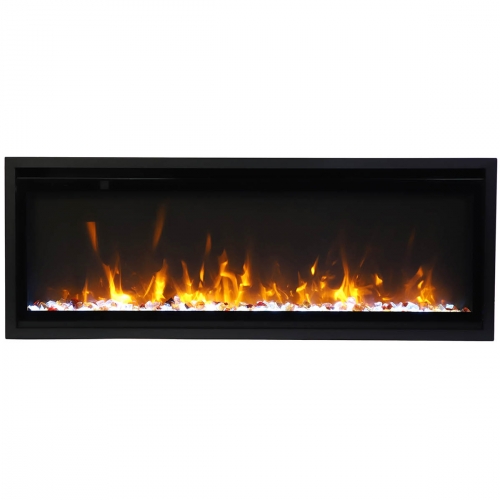 Symmetry Xtra Slim 50" Electric Fireplace with WIFI & Remote in Black