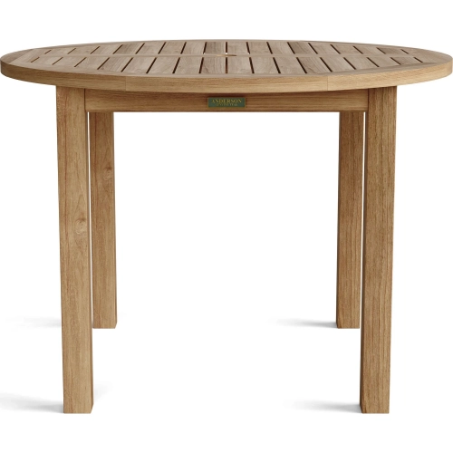 Bahama Outdoor 42" Round Dining Table in Solid Teak Wood