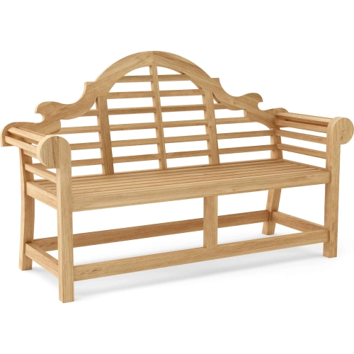 Marlborough Outdoor 66" Bench in Honey Golden Brown Teak