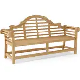 Marlborough Outdoor 78" Bench in Honey Golden Brown Teak
