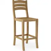 Mandalay Outdoor Bar Chair in Honey Golden Brown Teak