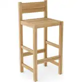 Sedona Outdoor Bar Chair in Honey Golden Brown Teak