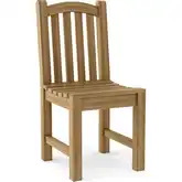 Chelsea Outdoor Dining Chair in Honey Golden Brown Teak