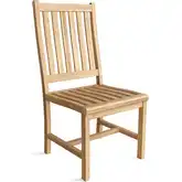 Wilshire Outdoor Accent Chair in Honey Golden Brown Teak