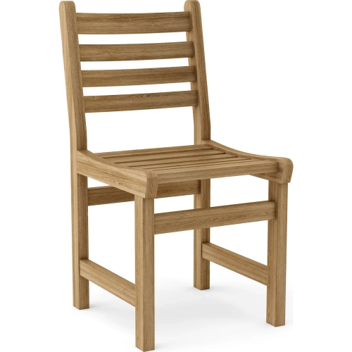 Windham Outdoor Dining Chair in Honey Golden Brown Teak