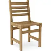 Windham Outdoor Dining Chair in Honey Golden Brown Teak