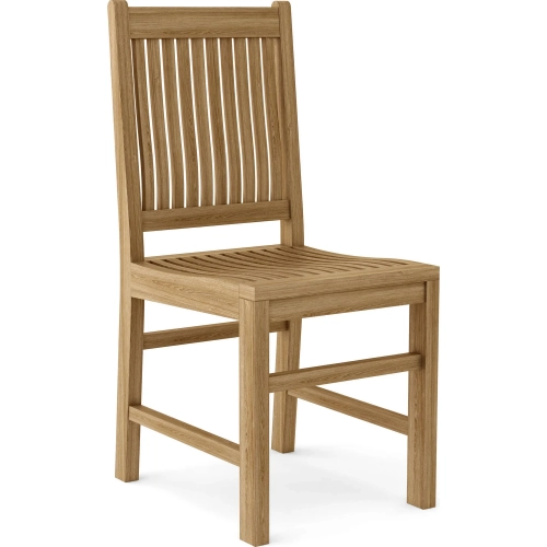 Saratoga Outdoor Dining Chair in Honey Golden Brown Teak
