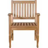 Rockford Outdoor Dining Armchair in Honey Golden Brown Teak