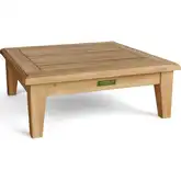 Brianna Outdoor Ottoman in Teak & Cushion