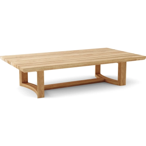 Junus Outdoor Coffee Table in Honey Golden Brown Teak
