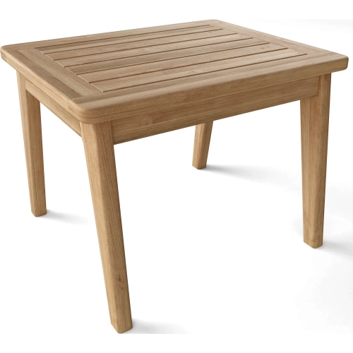 Amalfi Outdoor Side Table in Honey Golden Brown Teak