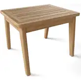 Amalfi Outdoor Side Table in Honey Golden Brown Teak
