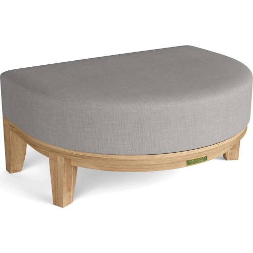 Coronado Outdoor Ottoman in Honey Teak & Cushion